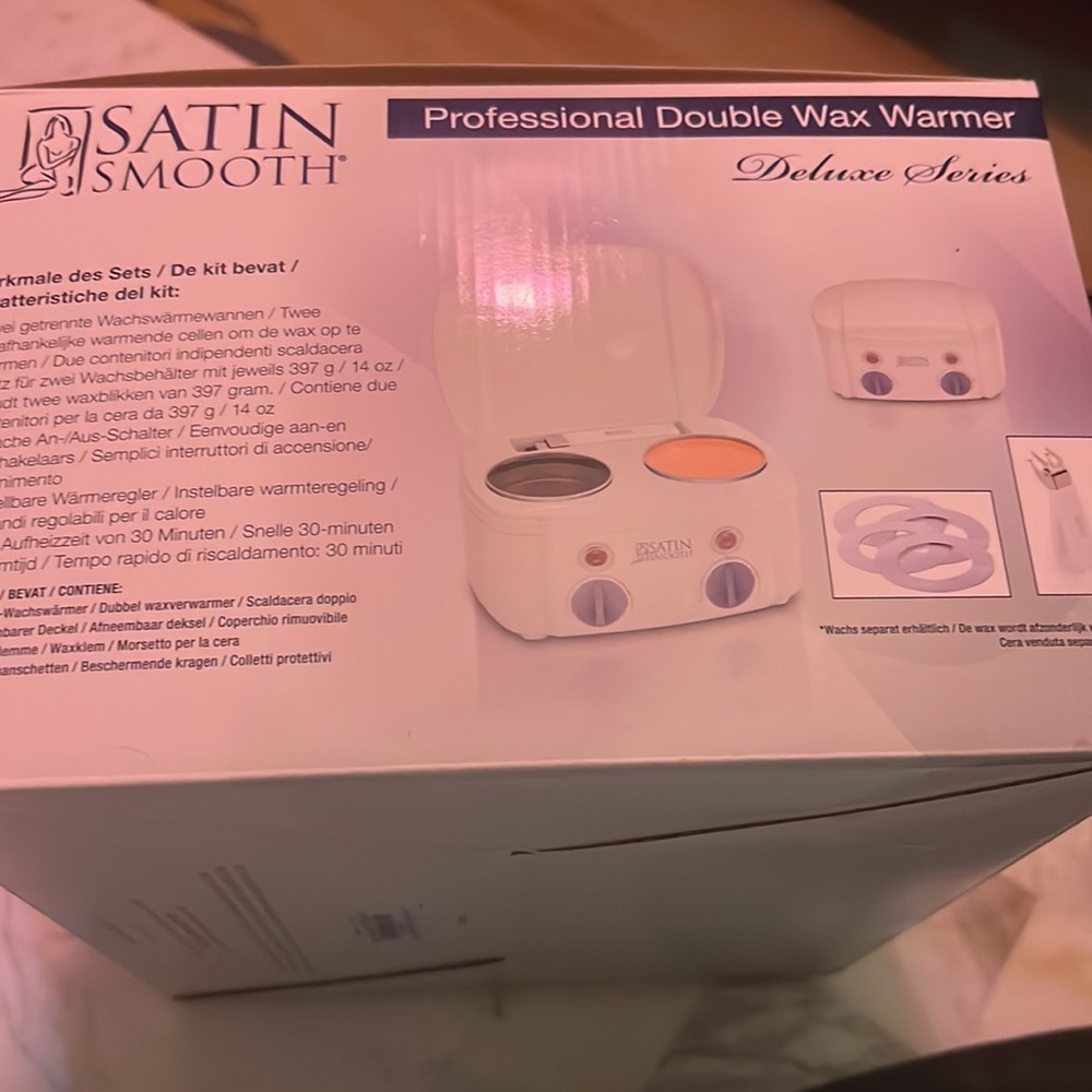Satin double wax warmer | waxing pot